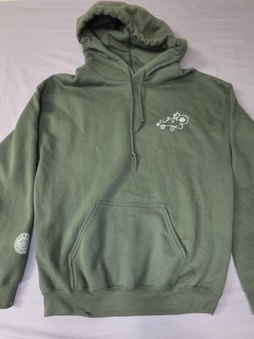 Stray Rats M Olive Theo Von Return of the Rat Hoodie